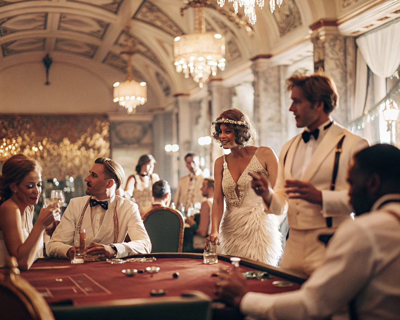 casinofeest met great gatsby thema foto 2